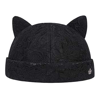 Docker Cap Brimless Hats Women Skullcap Beanie Rolled Cuff